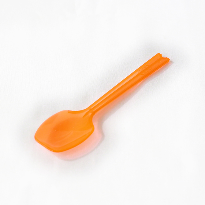 ミニカラースプーン・10cm オレンジ