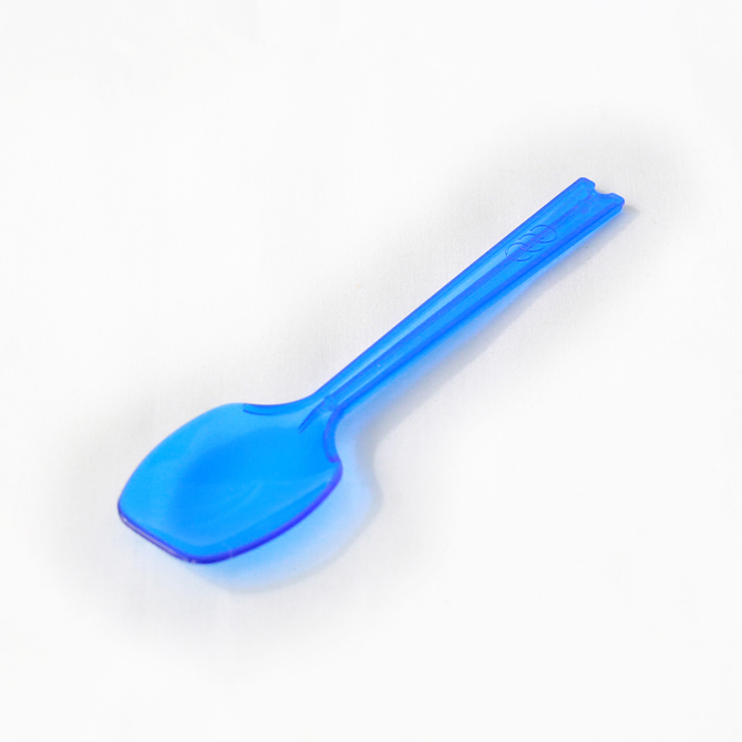 ミニカラースプーン・10cm ブルー